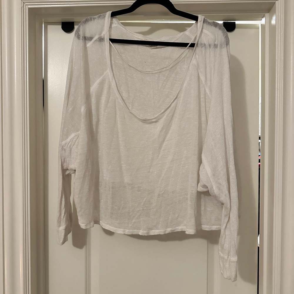 Free People Cover Up Crop Top